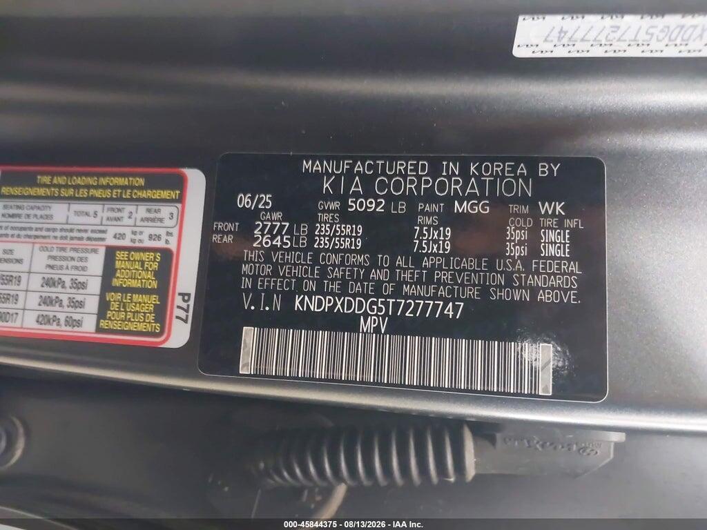 KNDPXDDG5T7277747 2026 KIA SPORTAGE HYBRID photo no. 9