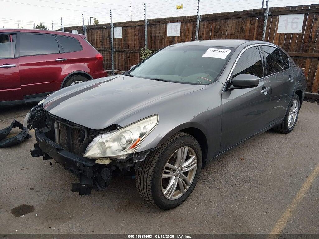 JN1DV6AR1BM650277 2011 INFINITI G25X photo no. 2