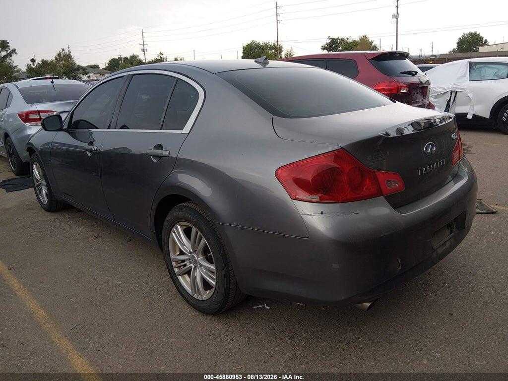 JN1DV6AR1BM650277 2011 INFINITI G25X photo no. 3