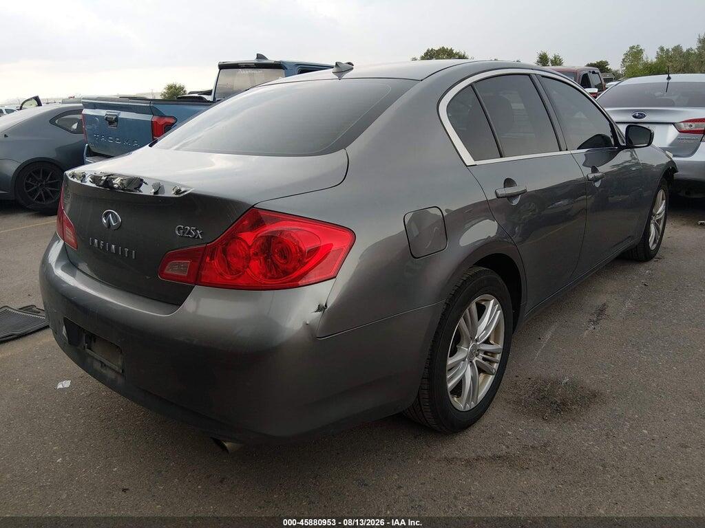 JN1DV6AR1BM650277 2011 INFINITI G25X photo no. 4