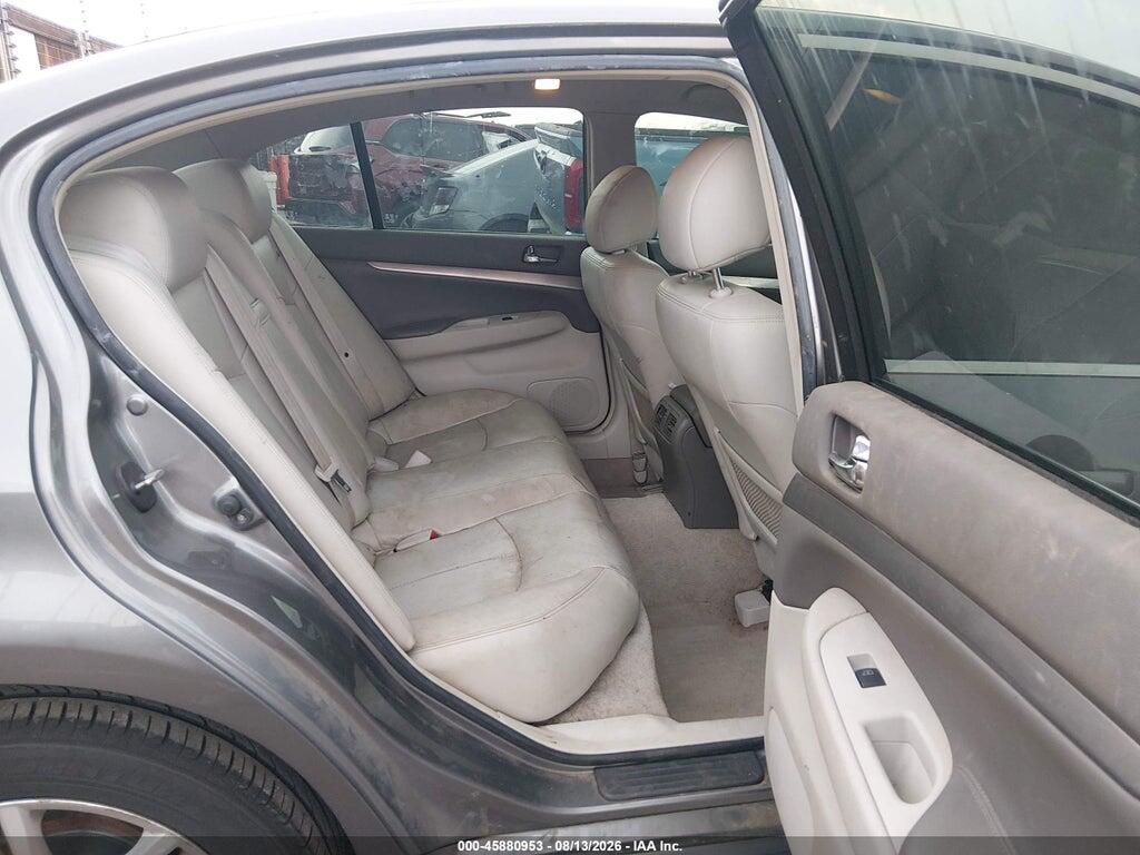 JN1DV6AR1BM650277 2011 INFINITI G25X photo no. 8