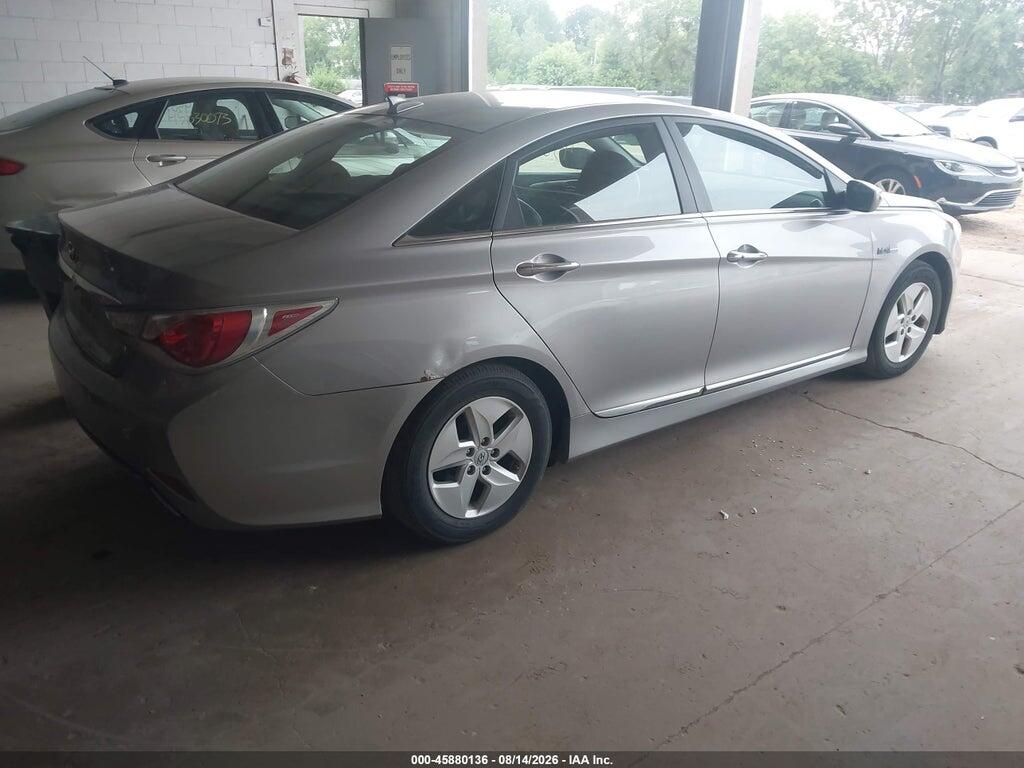 KMHEC4A40CA041230 2012 HYUNDAI SONATA HYBRID photo no. 4