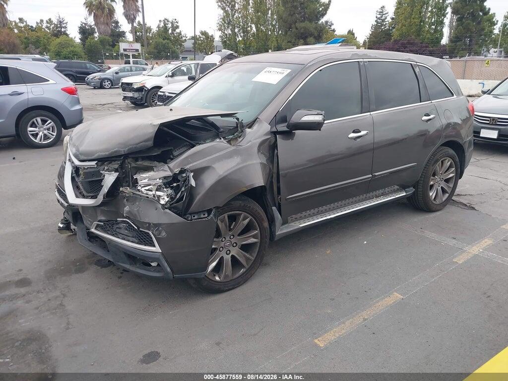 2HNYD2H52BH540381 2011 ACURA MDX photo no. 2