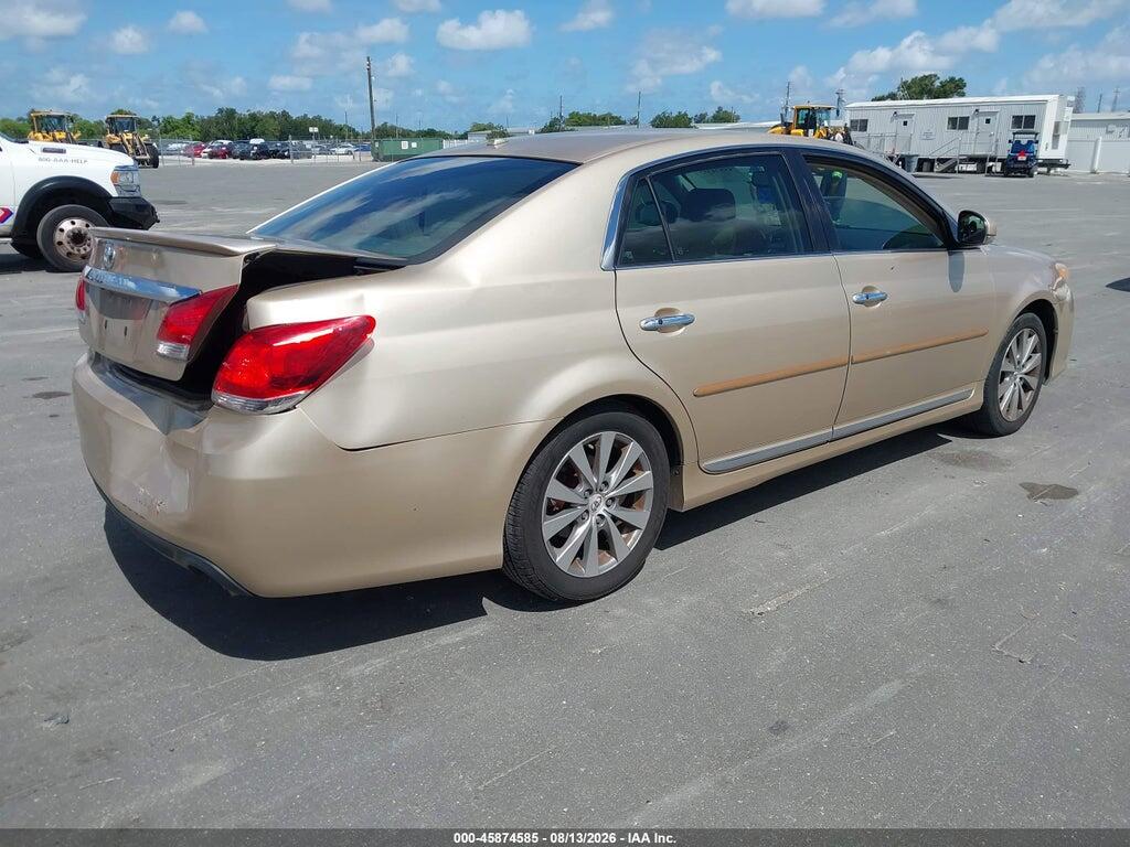 4T1BK3DB8BU376629 2011 TOYOTA AVALON photo no. 4