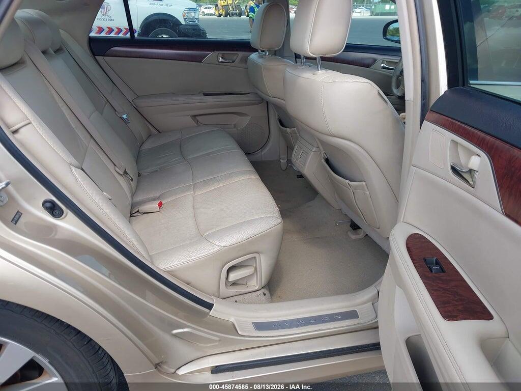 4T1BK3DB8BU376629 2011 TOYOTA AVALON photo no. 8