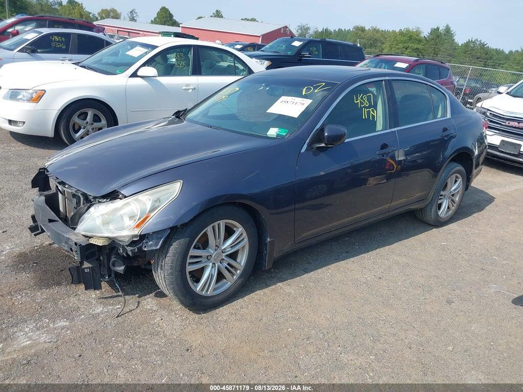JN1DV6AR2BM650708 2011 INFINITI G25X photo no. 2