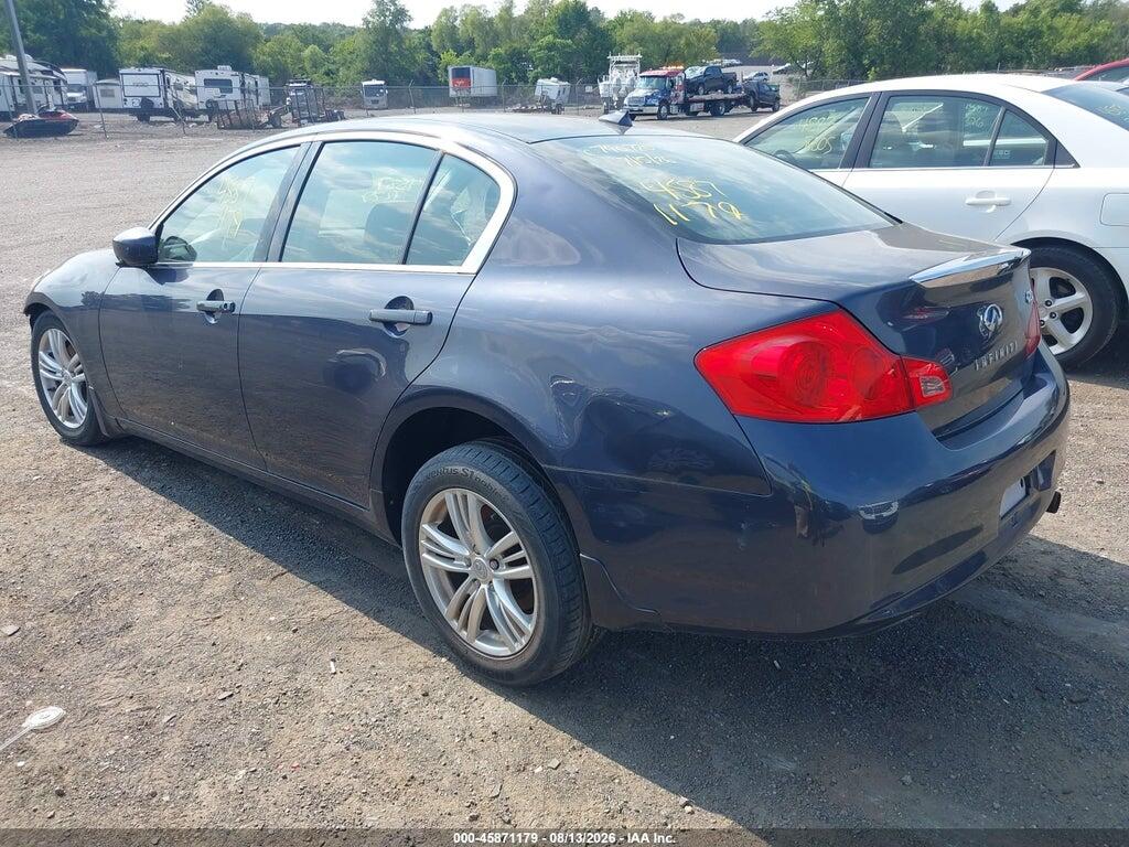JN1DV6AR2BM650708 2011 INFINITI G25X photo no. 3