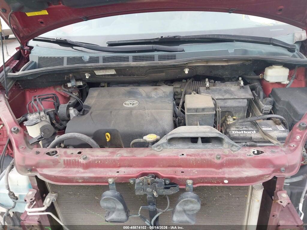 5TDYK3DC2CS251235 2012 TOYOTA SIENNA photo no. 10