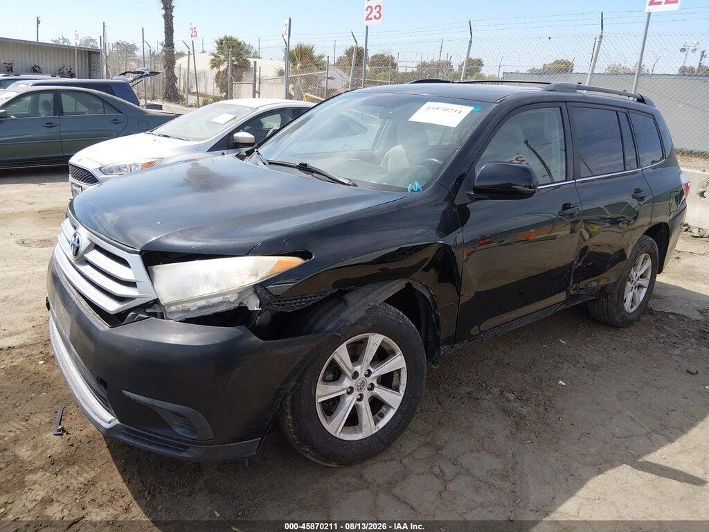 5TDZA3EH8CS022222 2012 TOYOTA HIGHLANDER photo no. 2