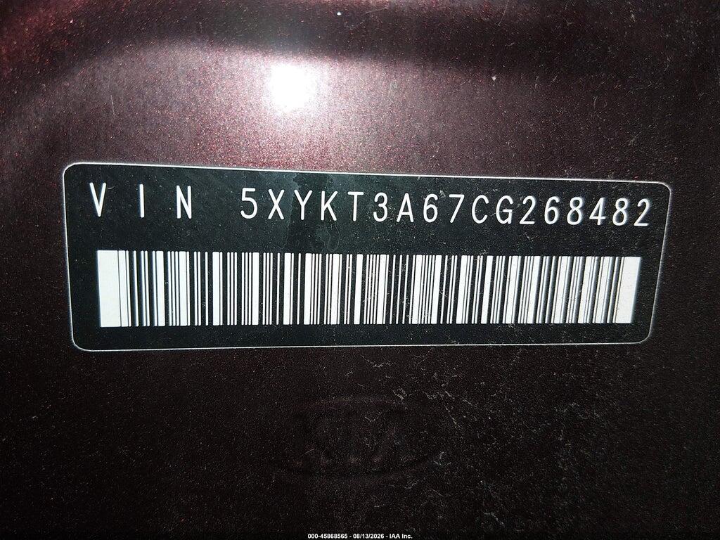 5XYKT3A67CG268482 2012 KIA SORENTO photo no. 9