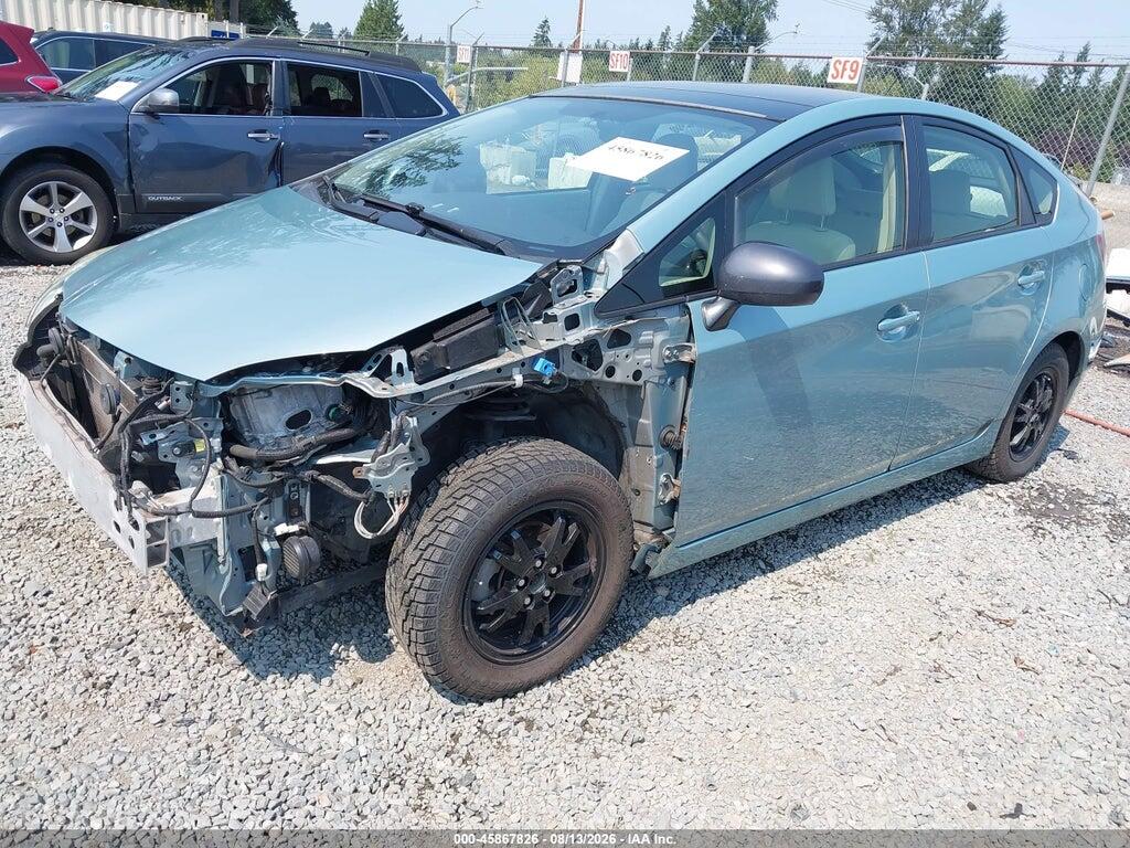 JTDKN3DU1C1533238 2012 TOYOTA PRIUS photo no. 2