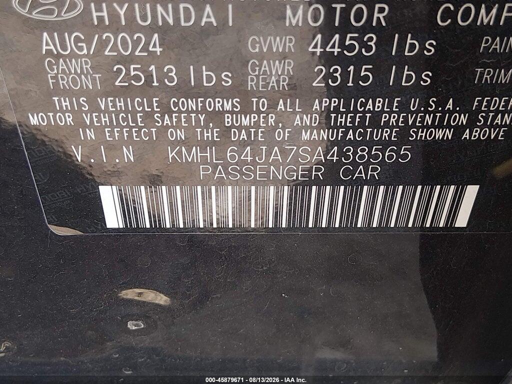 KMHL64JA7SA438565 2025 HYUNDAI SONATA photo no. 9