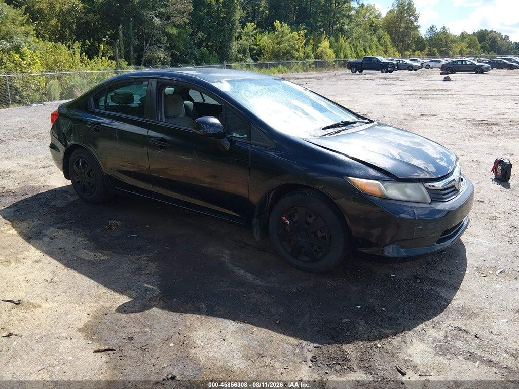 19XFB2F57CE062851 2012 HONDA CIVIC photo no. 1