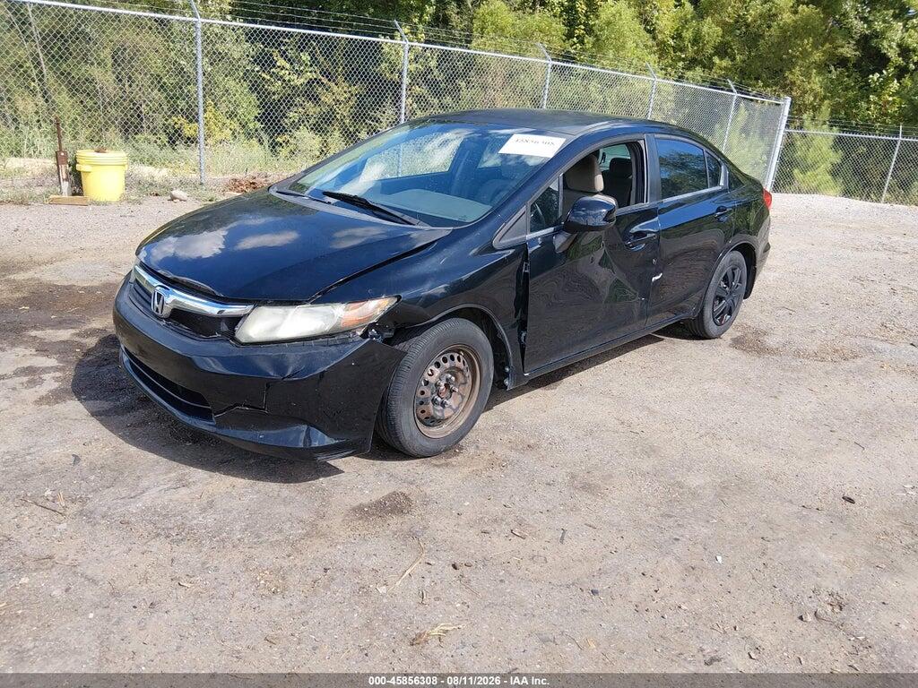 19XFB2F57CE062851 2012 HONDA CIVIC photo no. 2