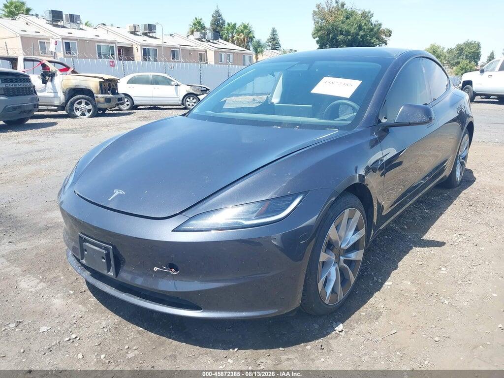 5YJ3E1EA7SF025052 2025 TESLA MODEL 3 photo no. 2