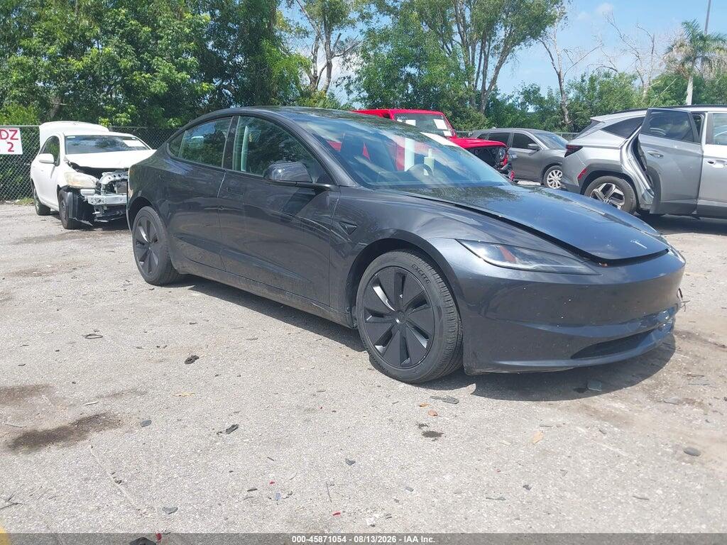 5YJ3E1EA8SF054270 2025 TESLA MODEL 3 photo no. 1