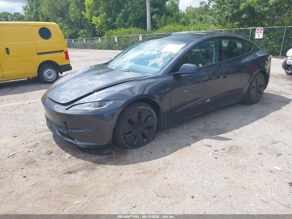 5YJ3E1EA8SF054270 2025 TESLA MODEL 3 photo no. 2