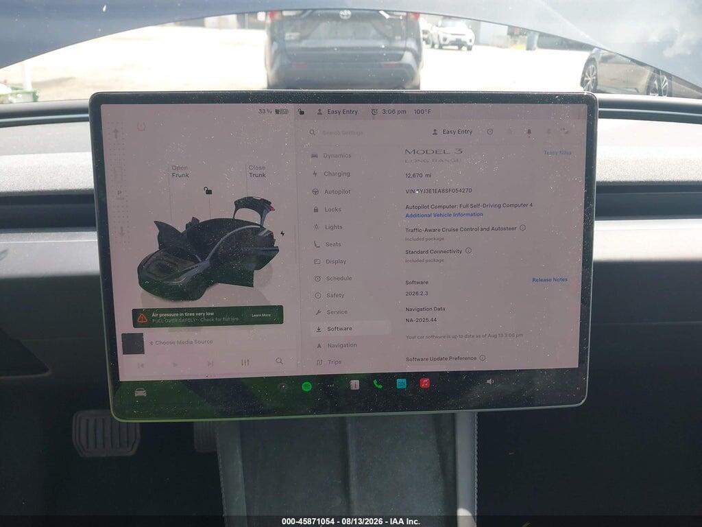 5YJ3E1EA8SF054270 2025 TESLA MODEL 3 photo no. 7