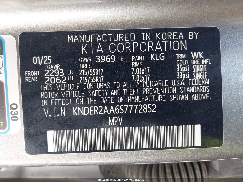 KNDER2AA6S7772852 2025 KIA SELTOS photo no. 9