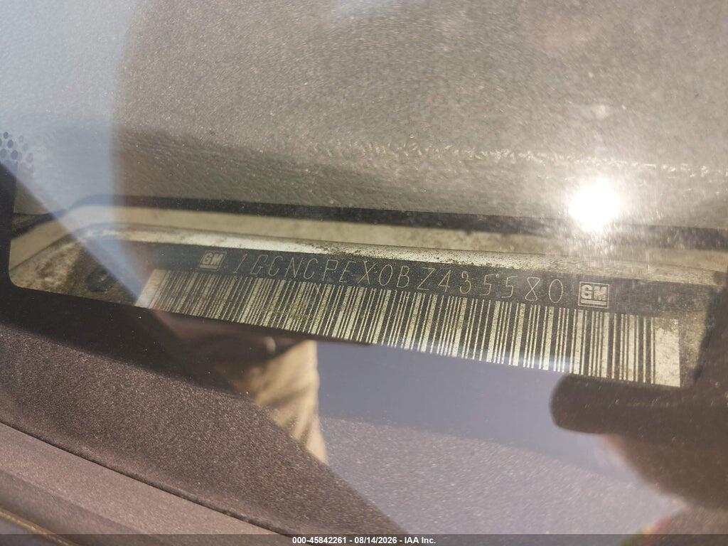 1GCNCPEX0BZ435580 2011 CHEVROLET SILVERADO 1500 photo no. 9