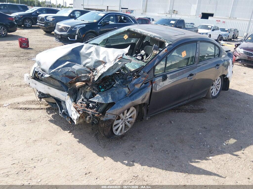 19XFB2F88CE061394 2012 HONDA CIVIC photo no. 2