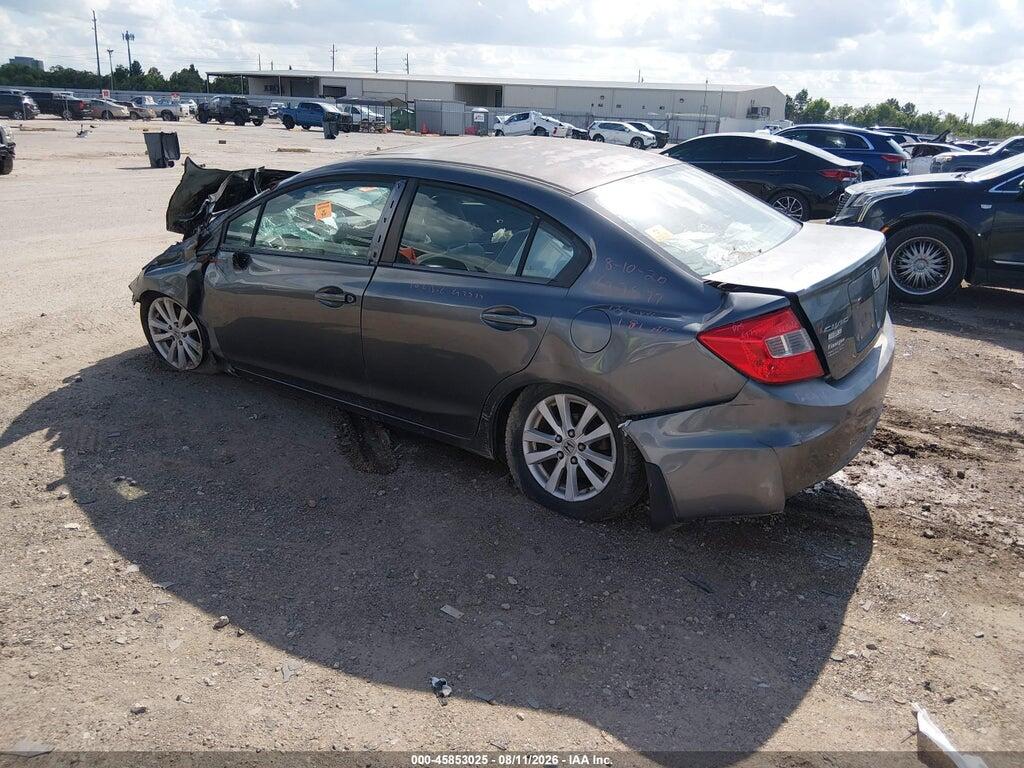 19XFB2F88CE061394 2012 HONDA CIVIC photo no. 3
