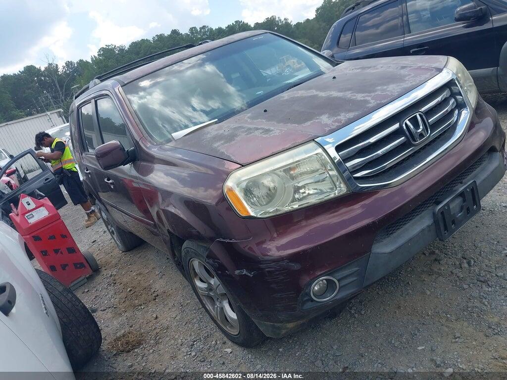 5FNYF3H72CB013259 2012 HONDA PILOT photo no. 1