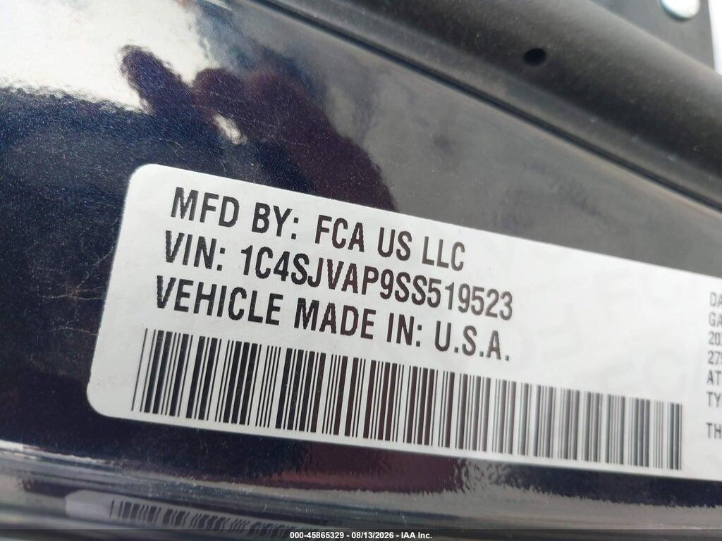 1C4SJVAP9SS519523 2025 JEEP WAGONEER photo no. 9