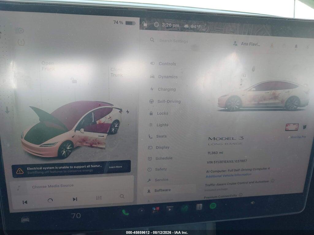 5YJ3E1EAXSF037857 2025 TESLA MODEL 3 photo no. 7