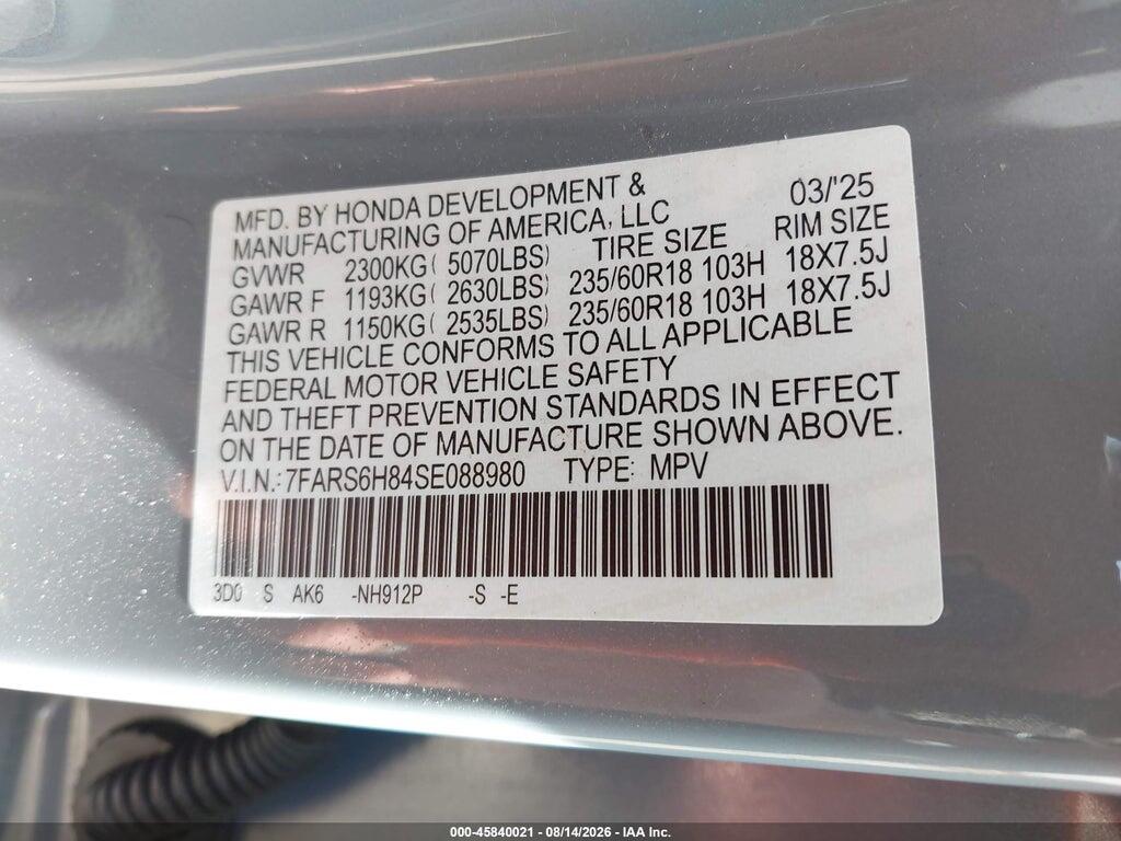 7FARS6H84SE088980 2025 HONDA CR-V HYBRID photo no. 9