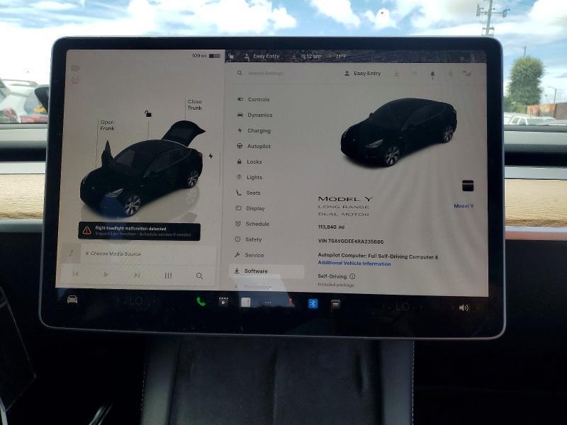 7SAYGDEE4RA235686 2024 TESLA MODEL Y photo no. 9