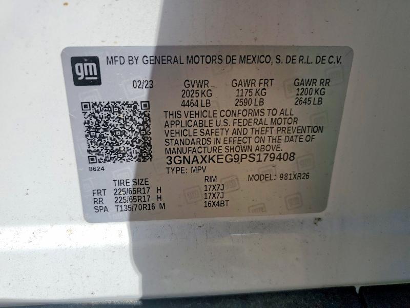 2023 CHEVROLET EQUINOX LT — Фото 12 из 12