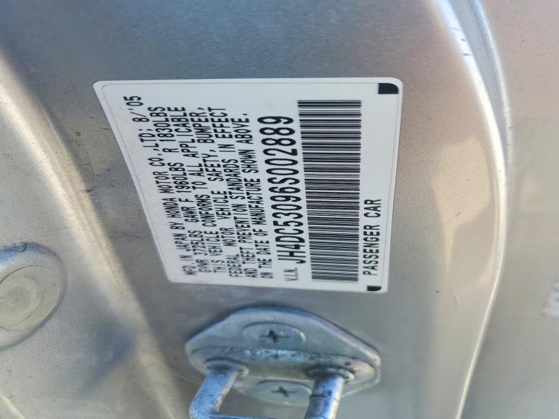 JH4DC53096S002889 2006 ACURA RSX photo no. 12