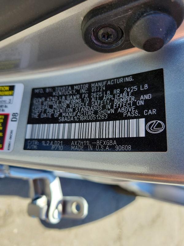 58ADA1C16RU051263 2024 LEXUS ES 300H photo no. 12