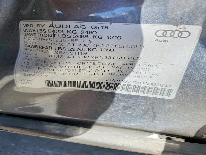 2016 AUDI Q5 PREMIUM PLUS — Фото 13 из 13