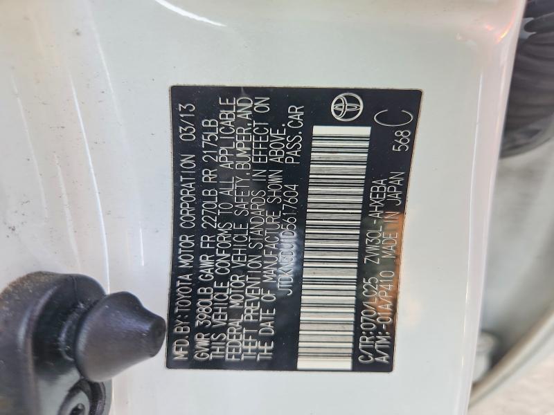 2013 TOYOTA PRIUS PERSONA SERIES SE — Фото 12 из 12