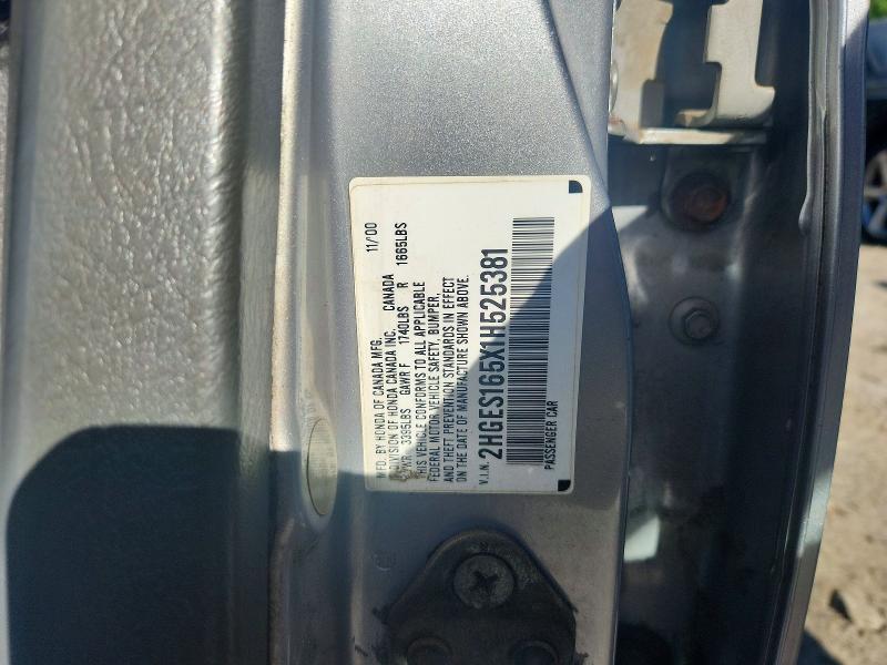 2001 HONDA CIVIC LX — Фото 12 из 12