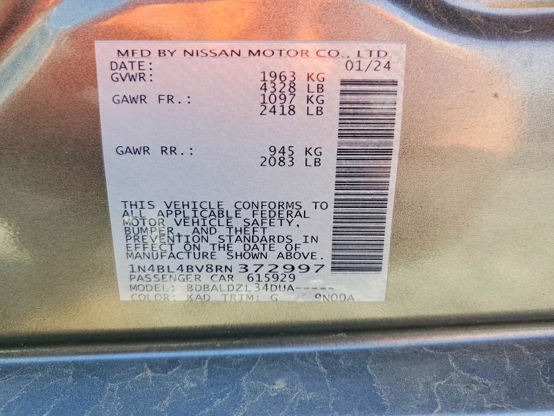 1N4BL4BV8RN372997 2024 NISSAN ALTIMA photo no. 12