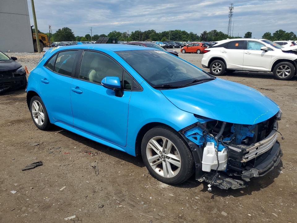 JTND4MBEXM3123004 2021 TOYOTA COROLLA HATCHBACK photo no. 4