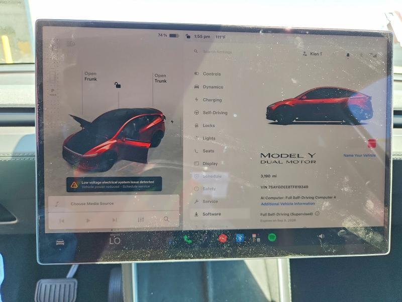 2026 TESLA MODEL Y — Фото 9 из 12