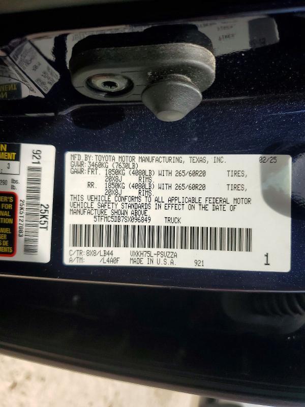 2025 TOYOTA TUNDRA 1794 EDITION HV — Фото 12 из 12