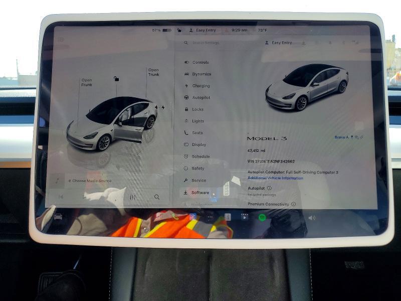 2022 TESLA MODEL 3 — Фото 9 из 12