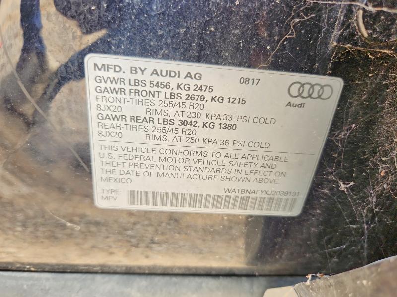 2018 AUDI Q5 PREMIUM PLUS — Фото 13 из 13