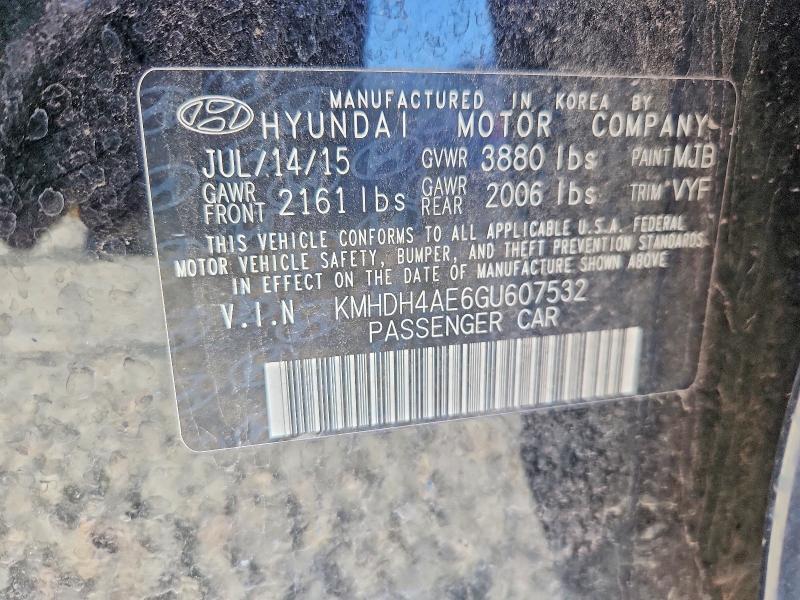 2016 HYUNDAI ELANTRA LIMITED — Фото 13 из 13