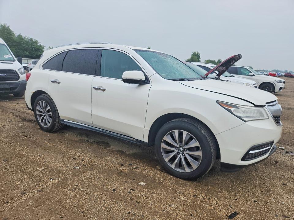 5FRYD4H41EB027351 2014 ACURA MDX photo no. 4