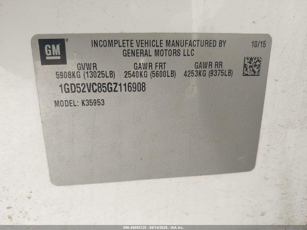1GD52VC85GZ116908 2016 GMC SIERRA 3500HD photo no. 8