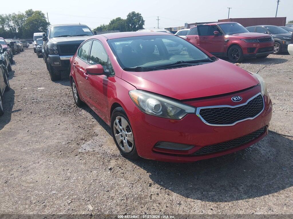KNAFK4A67G5438507 2016 KIA FORTE photo no. 1