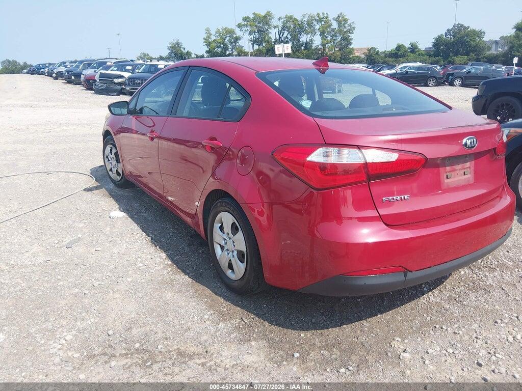 KNAFK4A67G5438507 2016 KIA FORTE photo no. 3