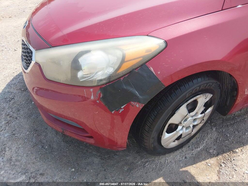 KNAFK4A67G5438507 2016 KIA FORTE photo no. 6