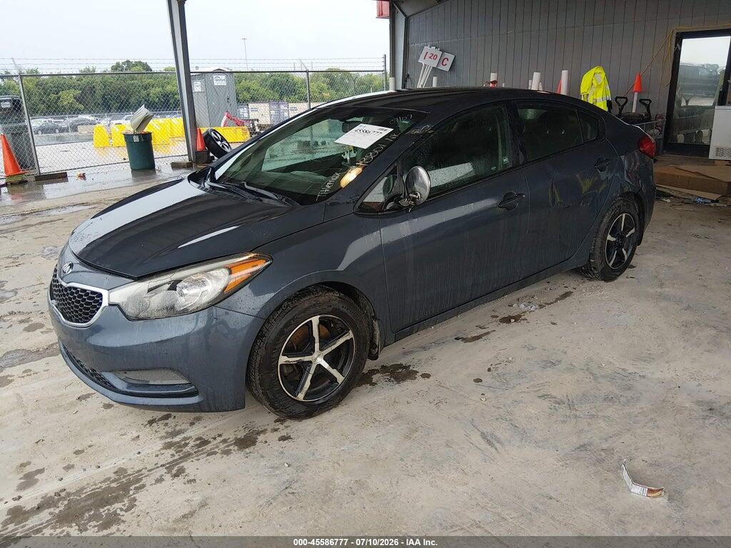 KNAFK4A69G5548801 2016 KIA FORTE photo no. 2
